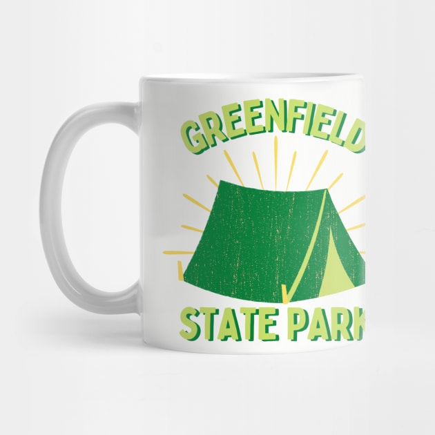 Greenfield State Park Camping Tent by Caring is Cool